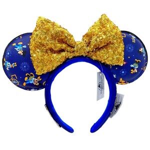 Loungefly 50th Anniversary Minnie Mouse WDW Disney Parks Ears Headband